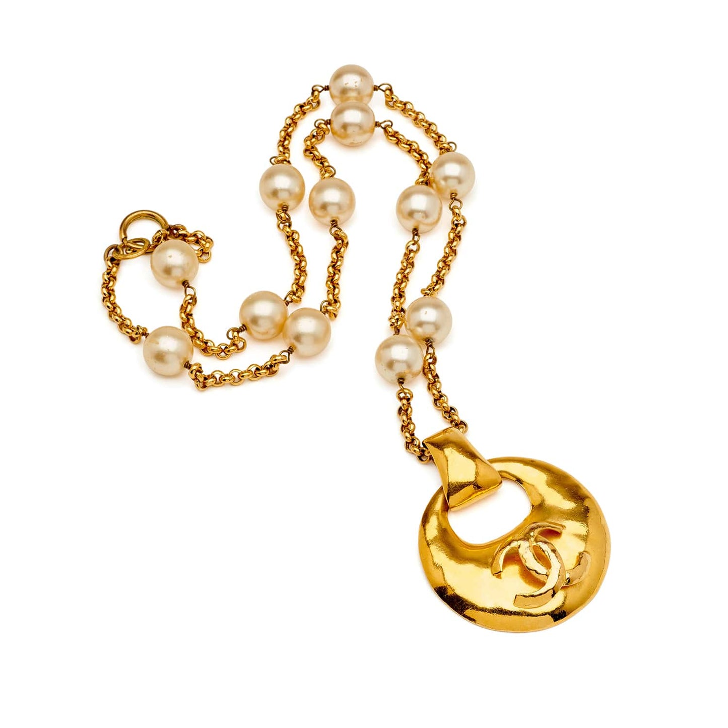 CHANEL Vintage Golden Amulet