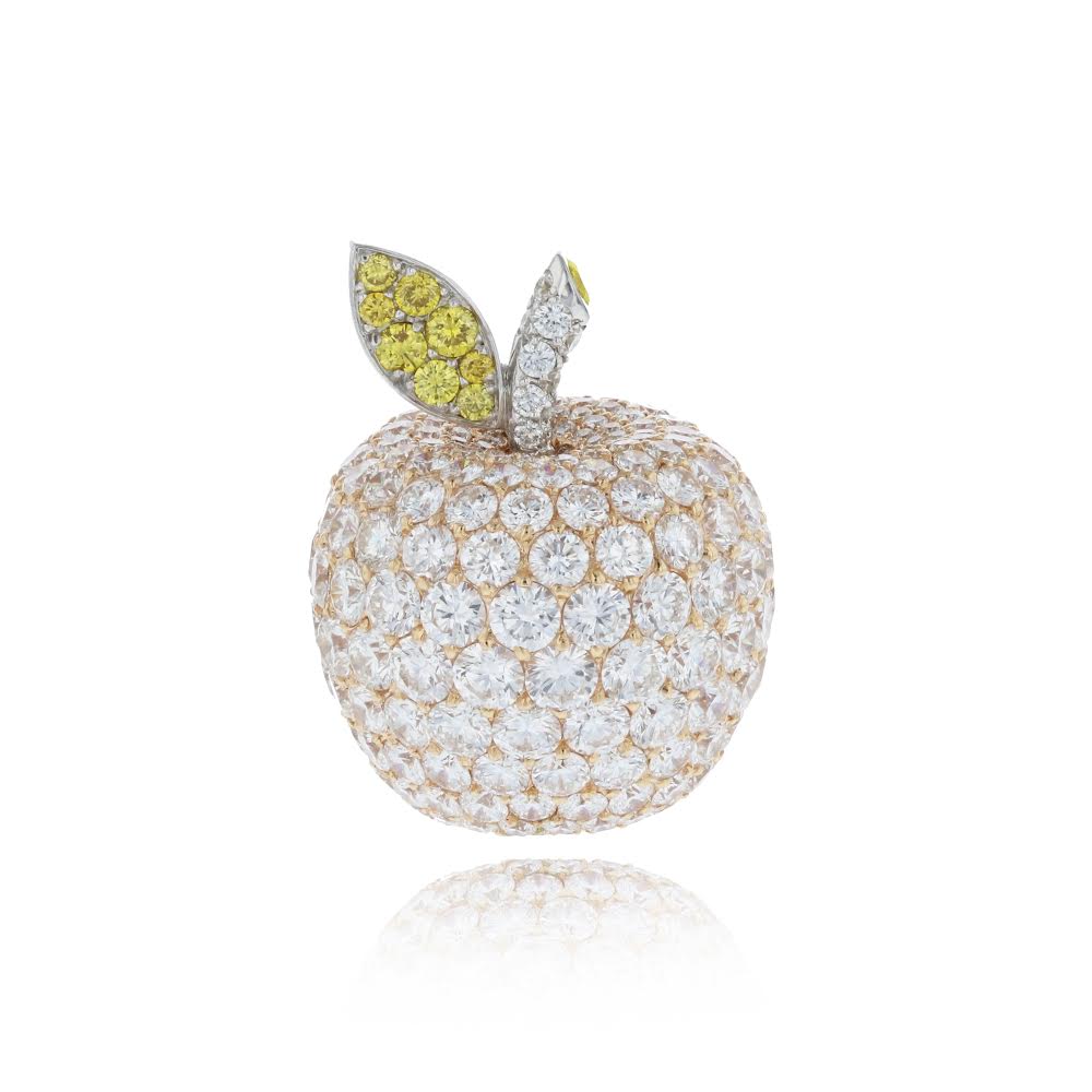 Tabbah Diamond Apple Pendant
